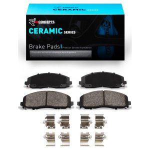Chrysler Grand Caravan Brake Pads - Front - R1 Concepts - Ceramic - `12-`25